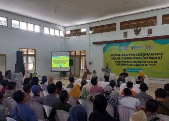 Kemenkes dan M. Sarmuji Sosialisasikan Imunisasi di Kediri untuk Tangkal Hoaks