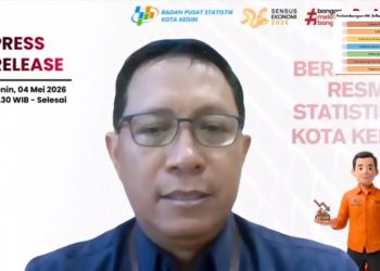 Kota Kediri Alami Deflasi 0,12 Persen pada April 2026