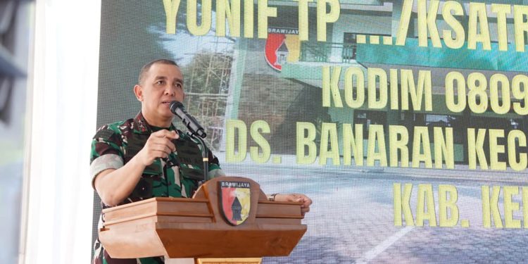 Pangdam V/Brawijaya Tinjau Lokasi Pembangunan Yonif TP Ksatria Joyoboyo di Kediri