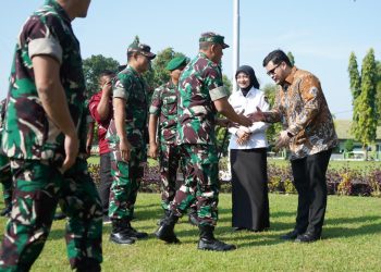 Mas Dhito Dampingi Pangdam V Brawijaya Tinjau Lokasi Yonif TP Ksatria Joyoboyo