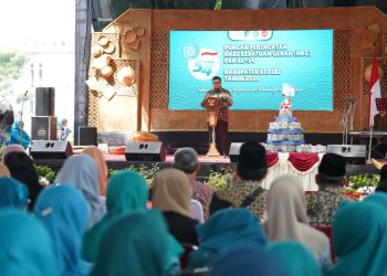 Mas Dhito Berikan Apresiasi Bagi Kader PKK Desa di Puncak HKG ke-54