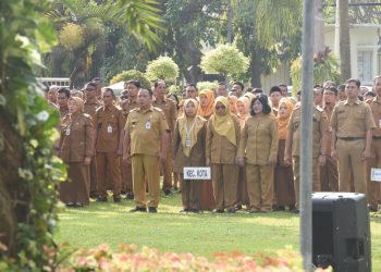 Pimpin Apel Pagi, Mbak Wali Tekankan Pentingnya Stabilitas Daerah dan Profesionalitas ASN