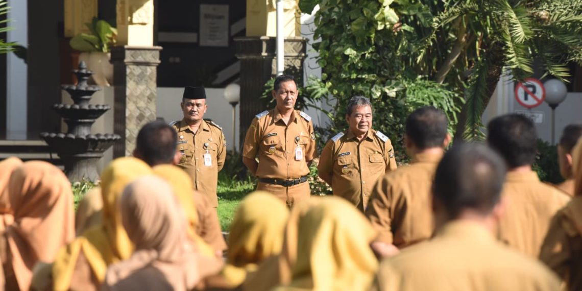 Pimpin Apel Pagi, Gus Qowim Minta Jajaran Pemkot Kediri Waspadai Dampak Dinamika Global