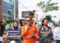 Momentum Harkitnas, KAI Daop 7 Madiun Gandeng Generasi Muda Kampanyekan Keselamatan di Perlintasan Kediri