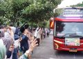 Berangkatkan 280 Jemaah Haji Kota Kediri, Mbak Wali Pesan Saling Menjaga dan Jaga Kesehatan