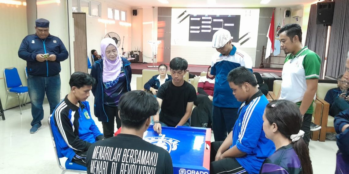 Jaring Atlet Muda Berbakat, SIWO Kota PWI Kediri Raya Gelar Turnamen Domino Pelajar se-Kota Kediri