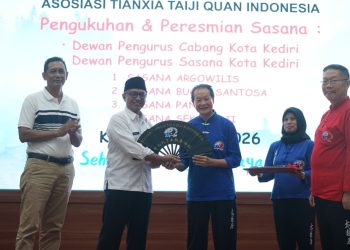 Hadiri Pengukuhan Pengurus ATTI, Gus Qowim Berharap Taijiquan Perkuat Budaya Hidup Sehat di Kota Kediri