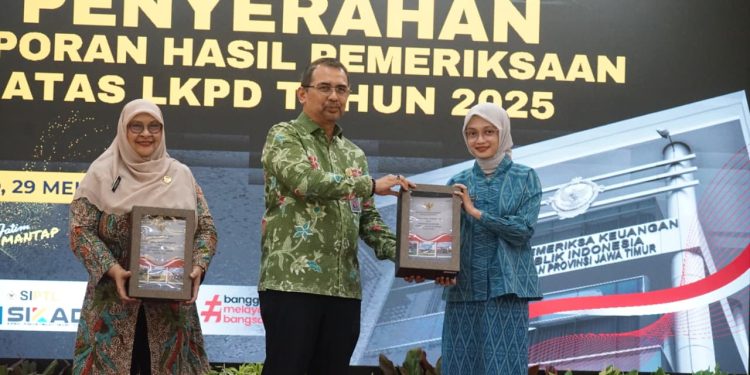 Rekor 12 Kali Beruntun, Pemkot Kediri Kembali Raih Opini WTP dari BPK Jatim