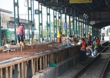 Tingkatkan Kenyamanan Pelanggan, KAI Daop 7 Madiun Lakukan Penataan Besar-besaran di Stasiun Madiun