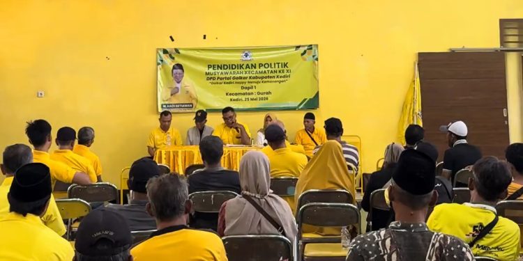 Hasil Muscam Golkar Kabupaten Kediri Dapil 1 dan 2, Ini Daftar Ketua PK Terpilih
