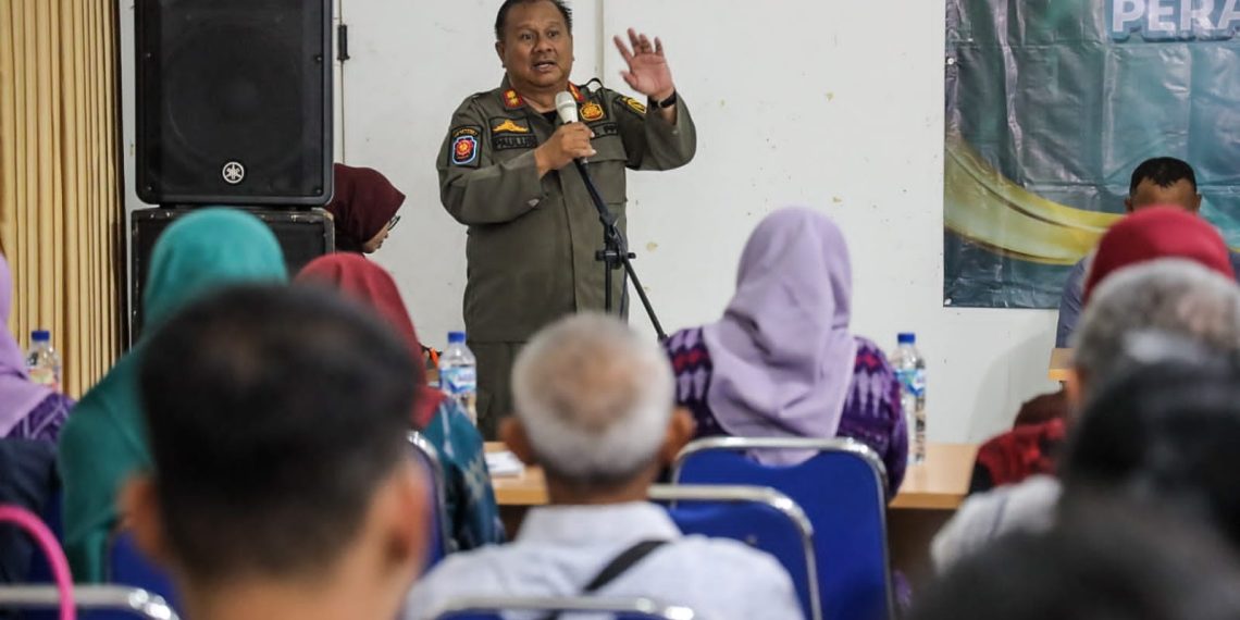 Satpol PP Kediri Sosialisasi Aturan Kos, Ingatkan Larangan Kamar Campur dan Sanksi Tegas