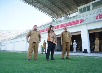Tahap Ketiga Dimulai, Mas Dhito Fokuskan Rp57 Miliar untuk Pasang Atap Stadion Gelora Daha Jayati