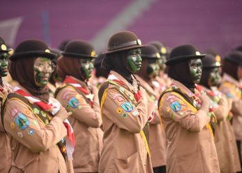 Wali Kota Kediri Lantik 1.600 Pramuka Garuda dan Tekan Karakter Generasi Muda yang Kritis serta Berempati