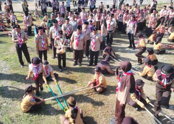 Wali Kota Kediri Buka Jambore Ranting Kecamatan Pesantren untuk Cetak Pramuka Pelopor Petani Milenial