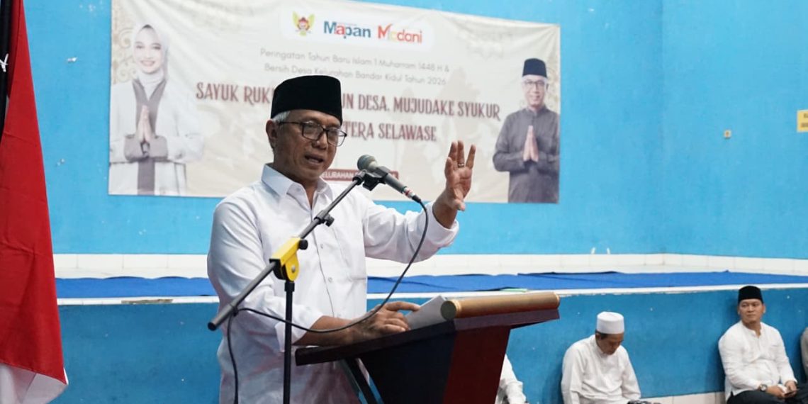 Wakil Wali Kota Kediri Hadiri Doa dan Tahlil Bersih Desa Bandar Kidul, Gus Qowim Ajak Warga Jaga Ketahanan Sosial