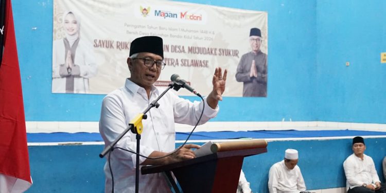 Wakil Wali Kota Kediri Hadiri Doa dan Tahlil Bersih Desa Bandar Kidul, Gus Qowim Ajak Warga Jaga Ketahanan Sosial