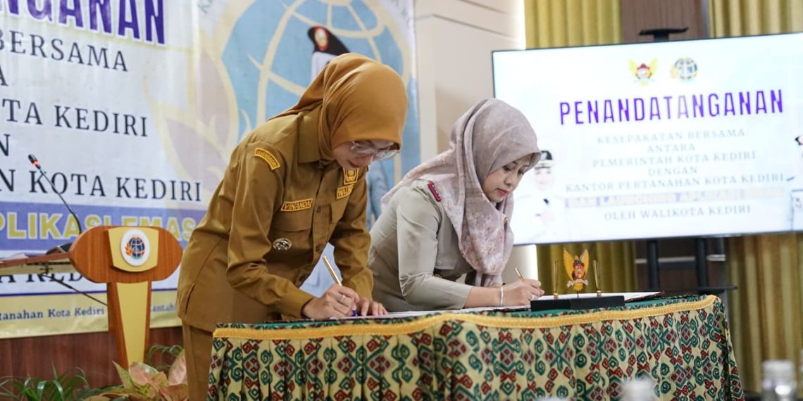Pemkot Kediri dan Kantor Pertanahan Jalin Sinergi Luncurkan Aplikasi EMAS untuk Optimalkan Tata Kelola Aset