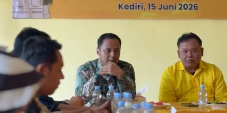 KPU Kabupaten Kediri Silaturahmi ke DPD Partai Golkar untuk Bahas Pemutakhiran Data Pemilih