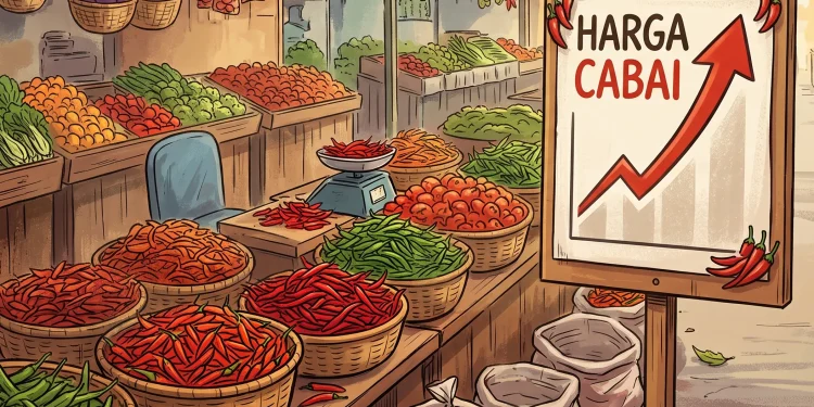 Pasokan Menyusut, Harga Cabai Rawit Merah di Pasar Induk Pare Kediri Melejit Tembus Rp31.000
