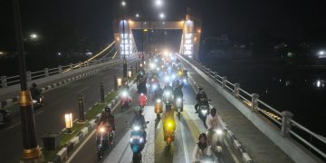 Wali Kota Vinanda Prameswati Ikuti Riding Bareng Peserta Jambore Nasional Smallframe Indonesia di Kediri