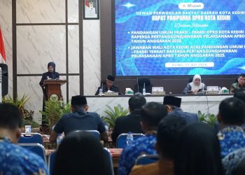 Vinanda Prameswati Sampaikan Jawaban Pandangan Umum Fraksi DPRD Kota Kediri Terkait APBD 2025