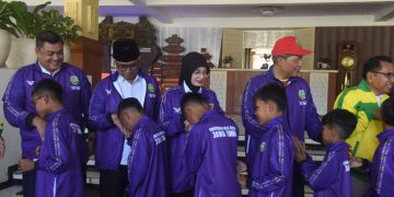 Wali Kota Kediri Lepas Atlet FORSGI U-10 dan U-12 ke Kejurnas Piala Bela Negara 2026