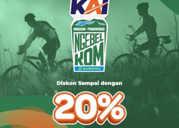 Semarakkan Event Gowes Ngebelkom, KAI Daop 7 Madiun Beri Diskon Tiket Hingga 20 Persen
