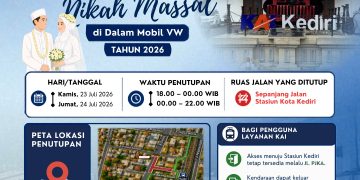 Ada Acara Rekor MURI di Kota Kediri, KAI Daop 7 Imbau Calon Penumpang Datang Lebih Awal ke Stasiun