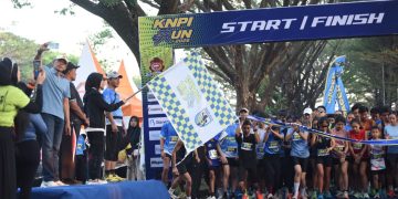 Wali Kota Kediri Berangkatkan Ratusan Peserta KNPI Run 2026 di Tirtayasa Park
