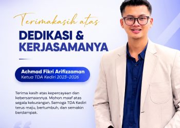 Masa Jabatan Berakhir, Achmad Fikri Sampaikan Apresiasi dan Harapan untuk Masa Depan TDA Kediri