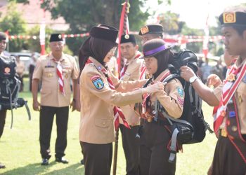 Wali Kota Kediri Lepas Kontingen Jamnas XII 2026, Sertakan Enam Pramuka Berkebutuhan Khusus