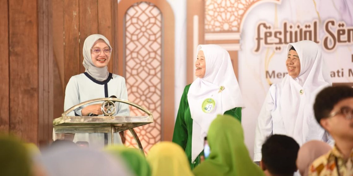 Meriahkan Maulid Nabi Muhammad SAW 1448 H, HIDMAT Muslimat NU Kota Kediri Gelar Festival Semarak Budaya Islam