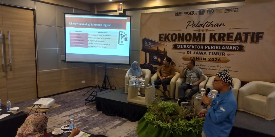 Pelatihan Ekraf Disbudpar Jatim di Kediri, Cak Hadi Borong 200 Kg Telur Peternak