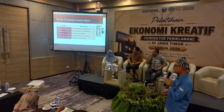 Pelatihan Ekraf Disbudpar Jatim di Kediri, Cak Hadi Borong 200 Kg Telur Peternak