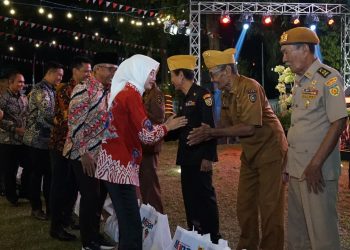Puncak Peringatan HUT Ke-81 RI di Kota Kediri Ditutup Malam Resepsi, Wali Kota Vinanda Apresiasi Paskibraka dan Veteran