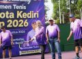 Vinanda Prameswati Buka Turnamen Tenis Wali Kota Kediri Cup 2026