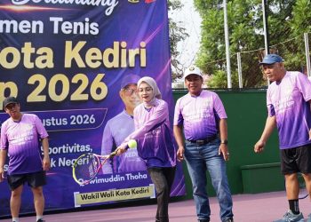 Vinanda Prameswati Buka Turnamen Tenis Wali Kota Kediri Cup 2026