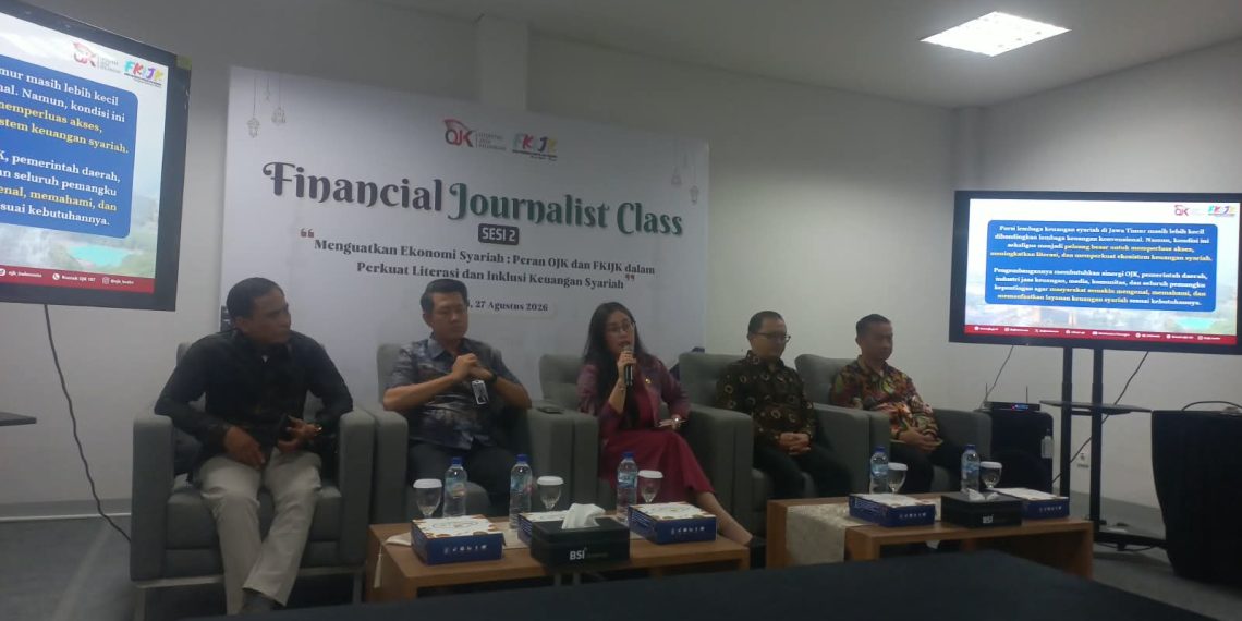 Dorong Literasi dan Inklusi Keuangan Syariah, OJK Kediri Gandeng Insan Pers Melalui Financial Journalist Class
