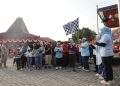 Berhadiah Paket Umrah, Jalan Sehat Peringatan HUT Ke-81 RI di Purisemanding Jombang Berlangsung Semarak