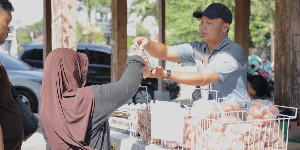 Gerakan Pangan Murah dalam SYIAR 2026 Kediri Diserbu Warga