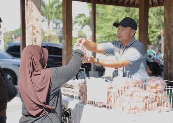 Gerakan Pangan Murah dalam SYIAR 2026 Kediri Diserbu Warga