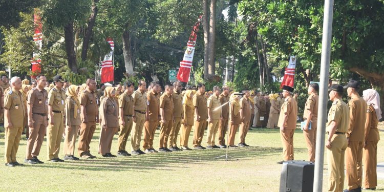 ASN Pemkot Kediri Diajak Mengheningkan Cipta dan Tingkatkan Kualitas Pelayanan Publik