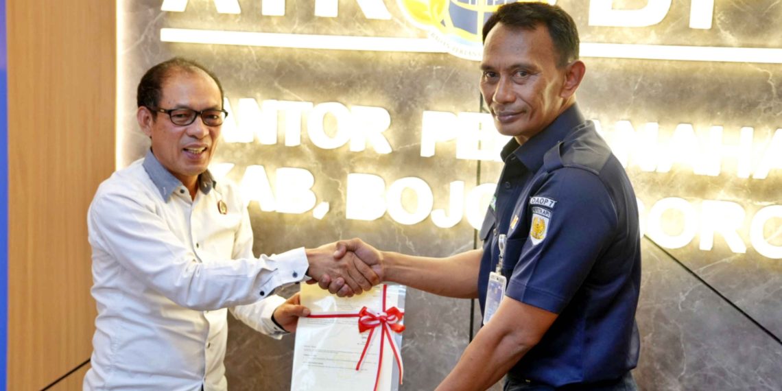KAI Daop 7 Madiun Terima Sertifikat Hak Pakai Aset Tanah senilai Rp10,8 Miliar dari BPN Bojonegoro