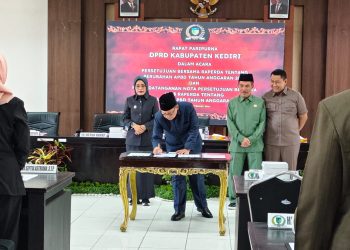 DPRD Kabupaten Kediri Setujui Raperda Perubahan APBD 2026