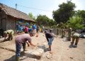 Kodim 0809/Kediri Gelar Bedah Rumah Warga Plosoklaten dalam Rangka HUT ke-81 TNI