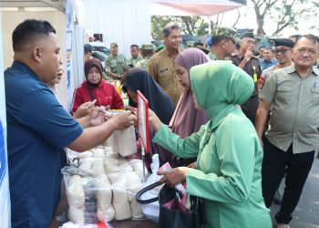 Kodim 0809/Kediri Gelar Bazar dan Pameran UMKM Peringati HUT ke-81 TNI