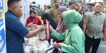 Kodim 0809/Kediri Gelar Bazar dan Pameran UMKM Peringati HUT ke-81 TNI
