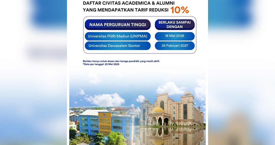 KAI Daop 7 Madiun Beri Tarif Reduksi 10 Persen untuk Civitas Academica dan Alumni Kampus