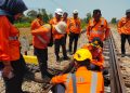 KAI Daop 7 Madiun Gelar Cek Lintas Pakai Lori Dresin, Pastikan Keamanan Jalur Rel