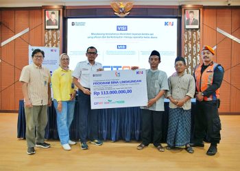 PT KAI Daop 7 Madiun Salurkan Dana TJSL Senilai Rp445 Juta untuk Fasilitas Umum dan Pendidikan